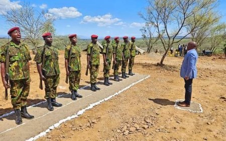 CS Kithure Kindiki launches Kosile GSU camp to curb cattle rustling in Baringo.