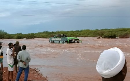 49 people escape death by a whisker as bus is overwhelmed by floods