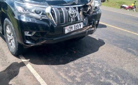 Bomet Governor, involved in a road accident