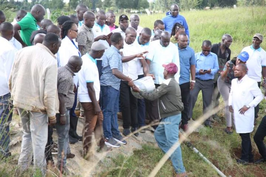 Trans-Nzoia: Governor Natembeya Commisions Two Dams to Boost Irrigation