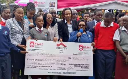 Meru Woman Rep Kailemia Disburses sh8.8m Bursary to Needy Students