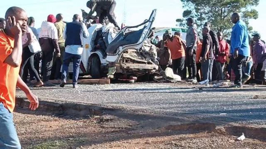 Tragic Accident kills Nine, Eldoret-Kitale Road