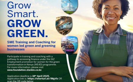 STANBIC KENYA FOUNDATION AND GIZ LAUNCH PROGRAM TO EMPOWER WOMEN-LED GREEN BUSINESSES IN KENYA