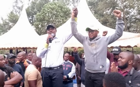 DCP Party Storms Malava to Presents its Candidate Edgar Busiega Ahead of By-Election