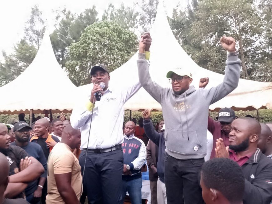 DCP Party Storms Malava to Presents its Candidate Edgar Busiega Ahead of By-Election