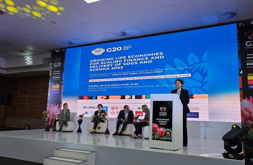 G20 to Bolster Sustainable Development Through Life Economies Institutionalization