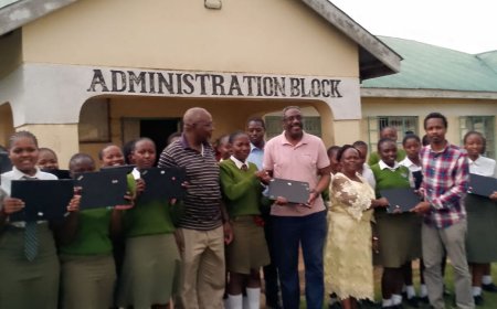 Celebration as Kakamega Schools Receive Laptops