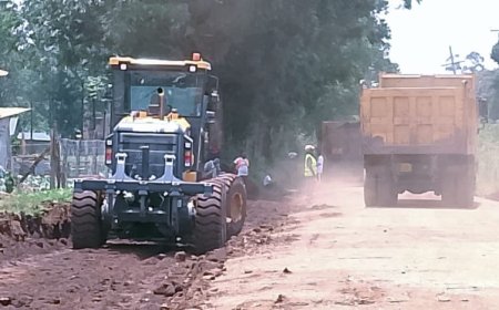 Malava-Samitsi-Navakholo Road Bitumen works commences