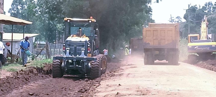 Malava-Samitsi-Navakholo Road Bitumen works commences