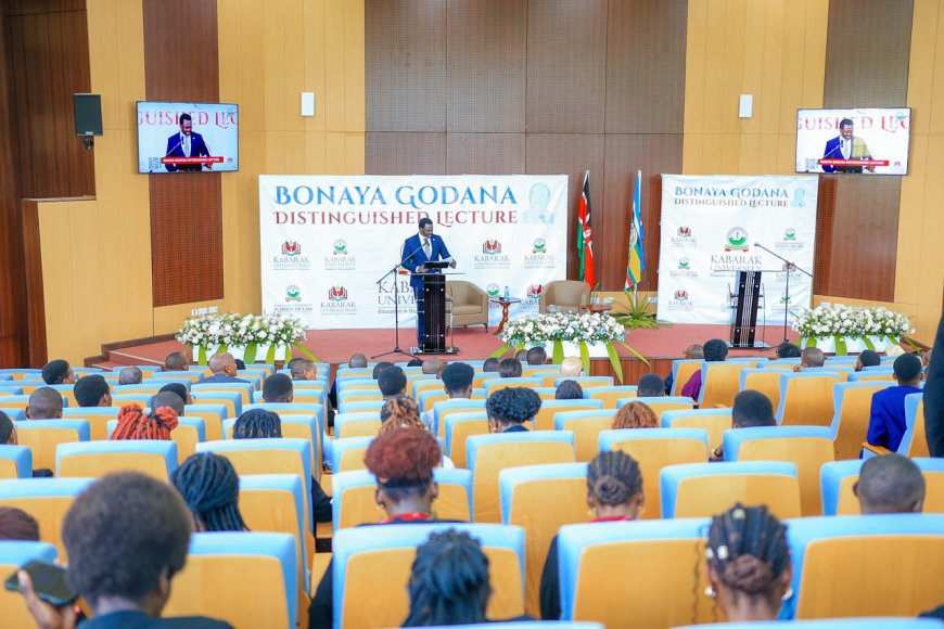 Kabarak University Hold Historical Bonaya Godana Distinguished Inaugural Lecture