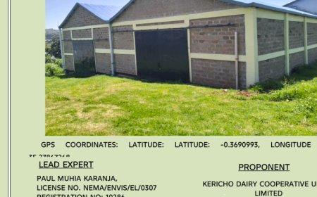 ADVISORY FROM KERICHO DAIRY CO-OPERATIVE UNION LTD WHERE IS THE MILK? — A SIMPLE MESSAGE TO KENYAN DAIRY FARMERS