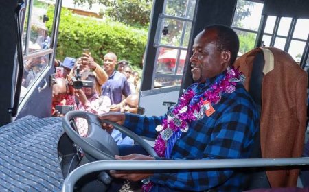 MP Steve Mogaka Hands Over New Bus to Nyakeore Senior School, Calls for National School Status