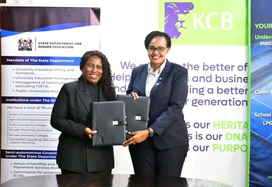 State signs MoU with KCB bank to Solarize Universities