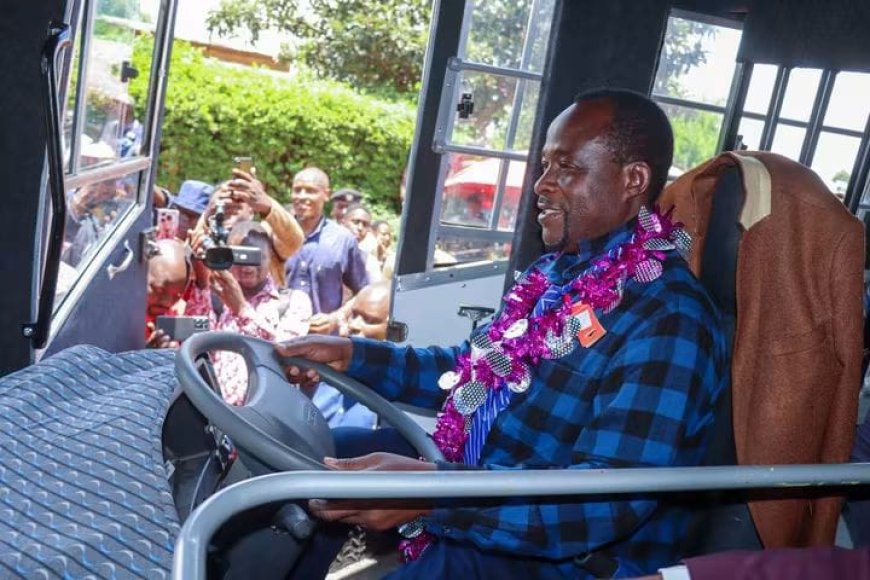 MP Steve Mogaka Hands Over New Bus to Nyakeore Senior School, Calls for National School Status