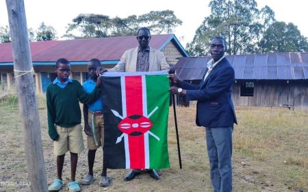 Robert Chelagat Fulfils  Promise to Koyorus Primary School